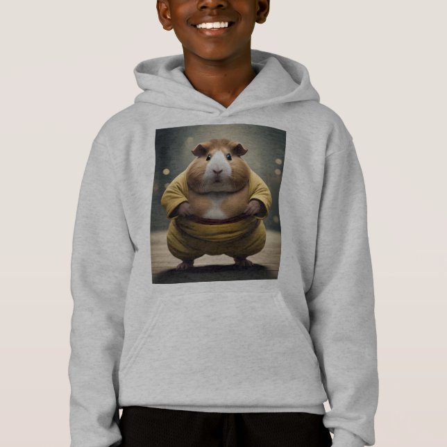 "Sumo Squeakdown: The Mighty Guinea Pig Wrestler" (Front)