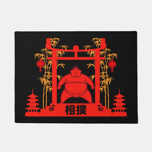 Sumo Wrestler Doormat (Front)