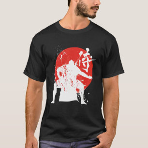 Sumo Wrestler Japanese Kanji Japan Wrestling T-Shirt