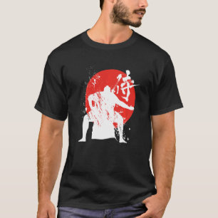 Sumo Wrestler Japanese Kanji Japan Wrestling T-Shirt