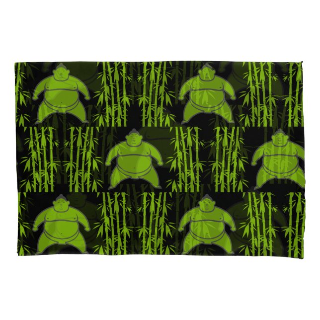 Sumo Wrestler Pillowcase (Front)
