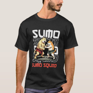 Sumo Wrestling Cat & Dog for A Japanese Sumo Wrest T-Shirt
