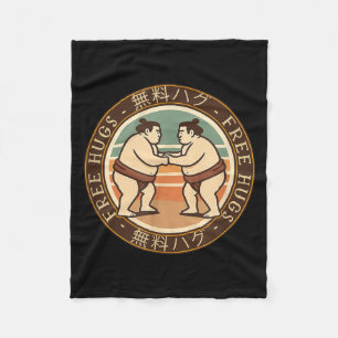 Sumo-Wrestling Martial Arts Sumotori Wrestler-Sumo Fleece Blanket