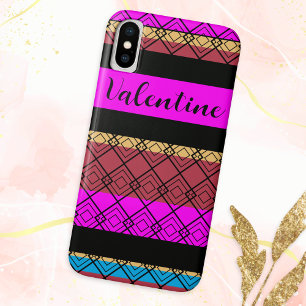 Sumptuous Patterned Boho Stylish Elegant Valentine Case-Mate iPhone Case