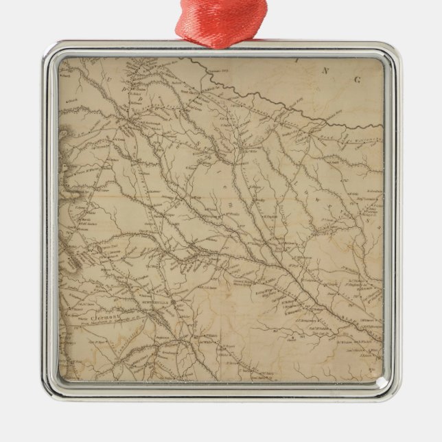 Sumter District, South Carolina Metal Ornament (Front)