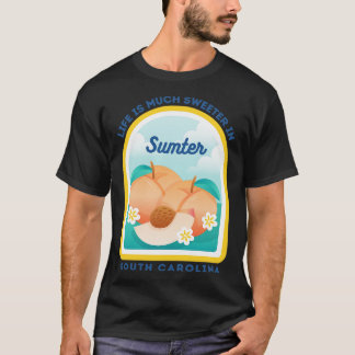 Sumter South olina SC Peach Tourist Souvenir T-Shirt