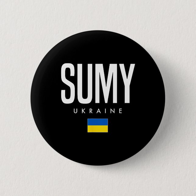 Sumy Ukraine  2 Inch Round Button (Front)