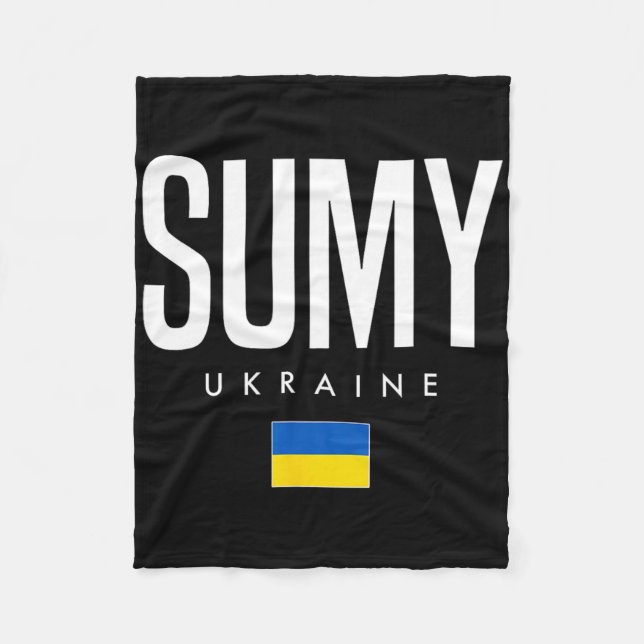 Sumy Ukraine  Fleece Blanket (Front)