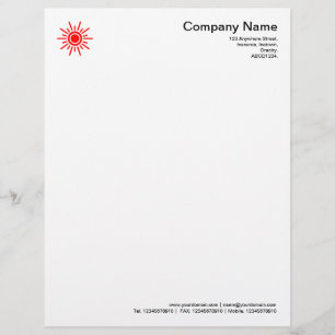 Sun 02 - Red Letterhead