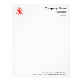 Sun Letterhead, Custom Sun Letterhead Templates