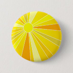 Sun 2 Inch Round Button