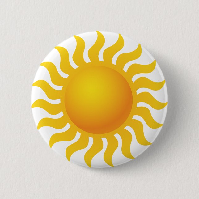 Sun 2 Inch Round Button (Front)