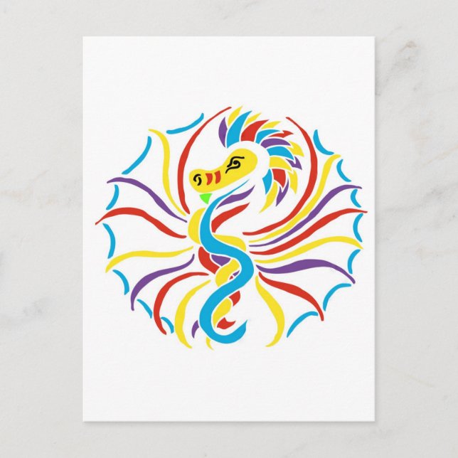 sun 2k10-dragon postcard (Front)