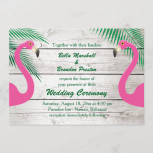 Sun a embrassé le faire-part de mariage de Flamant