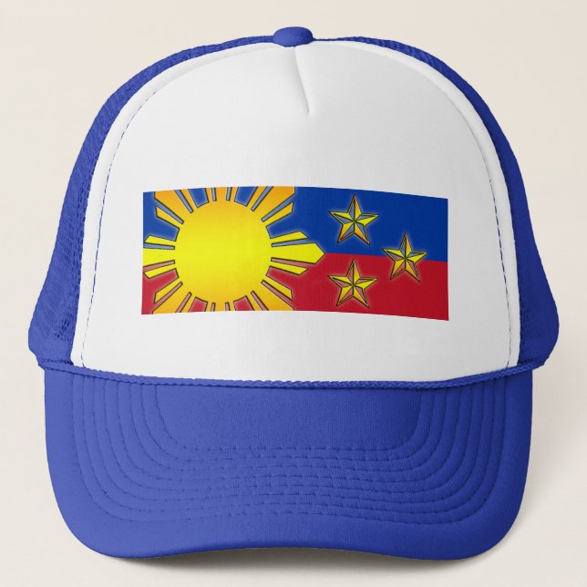 Sun and 3 Stars Trucker Hat (Front)