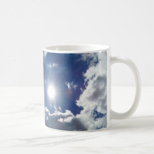 sun and clouds coffee mug (Right)