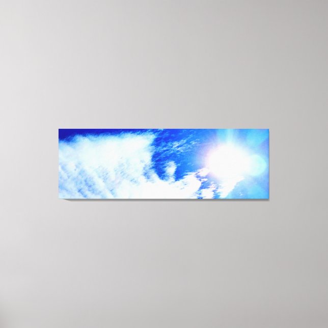 Sun And Clouds In Ottawa Sky. Buy Now Canvas Print (Front)