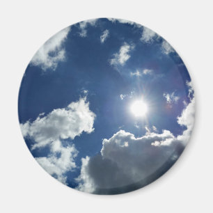 sun and clouds magnet