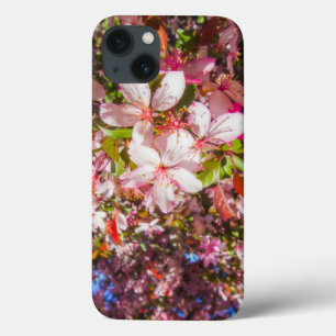Sun and clouds Nature blooms Heart in flowers iPhone 13 Case