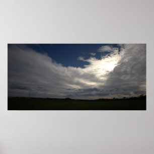 Sun and Clouds Photo Poster
