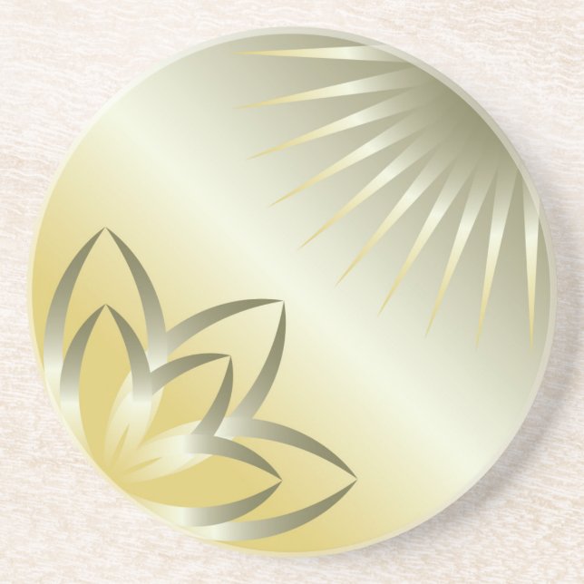 sun and flower coaster (Front)