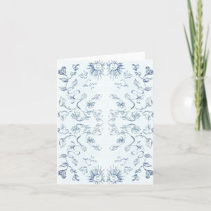 Sun And Flowers Card