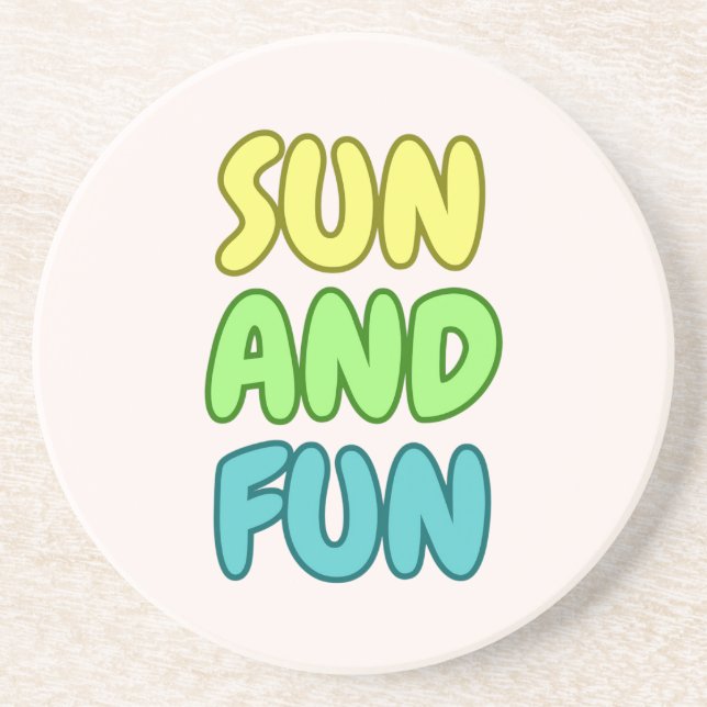 Sun And Fun Coaster (Front)