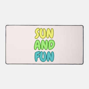 Sun And Fun Desk Mat
