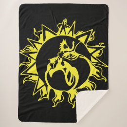 SUN and MOON [1] Sherpa Blanket