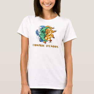 SUN AND MOON ABSTRACT FUSION T-Shirt