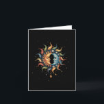 Sun And Moon Celestial Boho Mystical Hippie 90s _2 Card<br><div class="desc">Sun And Moon Celestial Boho Mystical Hippie 90s _2</div>