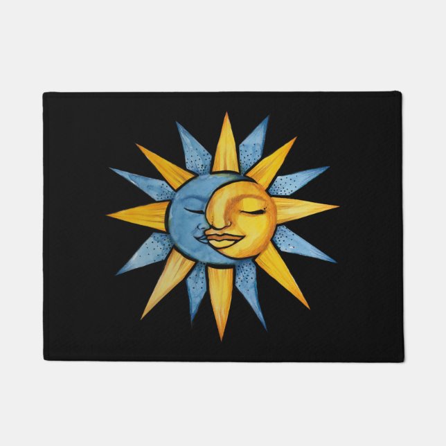 Sun and Moon                                       Doormat (Front)