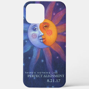 Sun and Moon Eclipse Perfect Alignment iPhone 12 Pro Max Case
