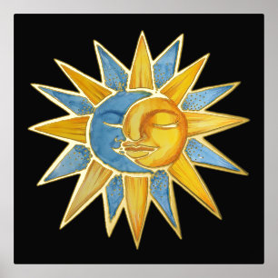 Sun and Moon                                       Foil Prints
