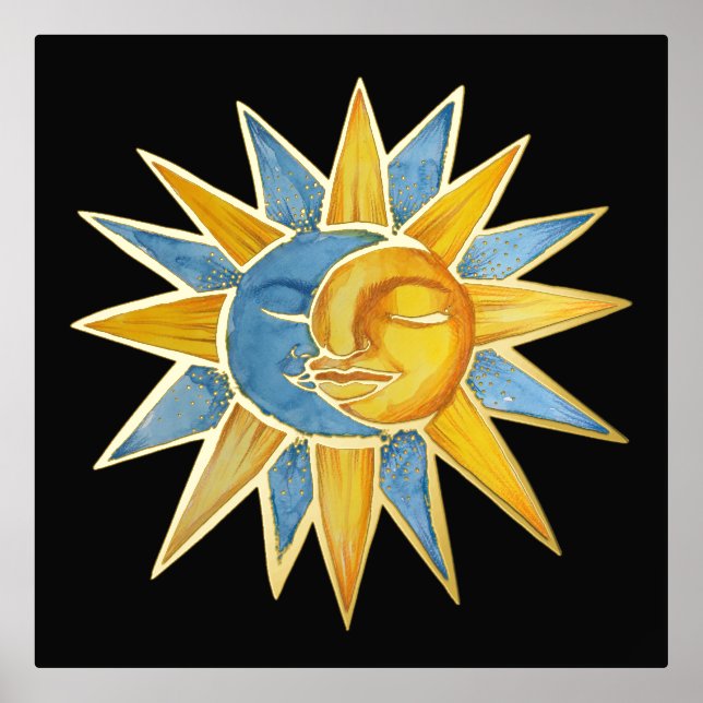 Sun and Moon                                       Foil Prints (Front)