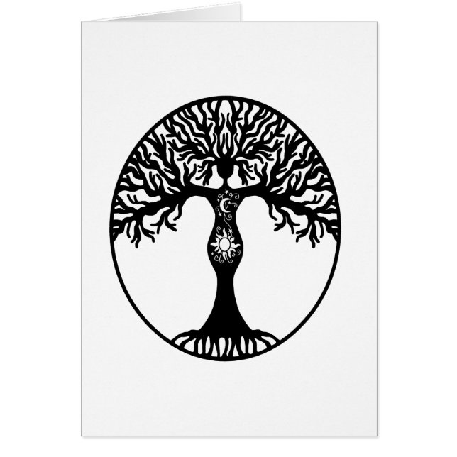 Sun and Moon Goddess Tree (Front)