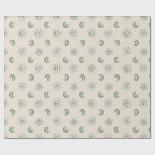 Sun and Moon in Harmony! Wrapping Paper