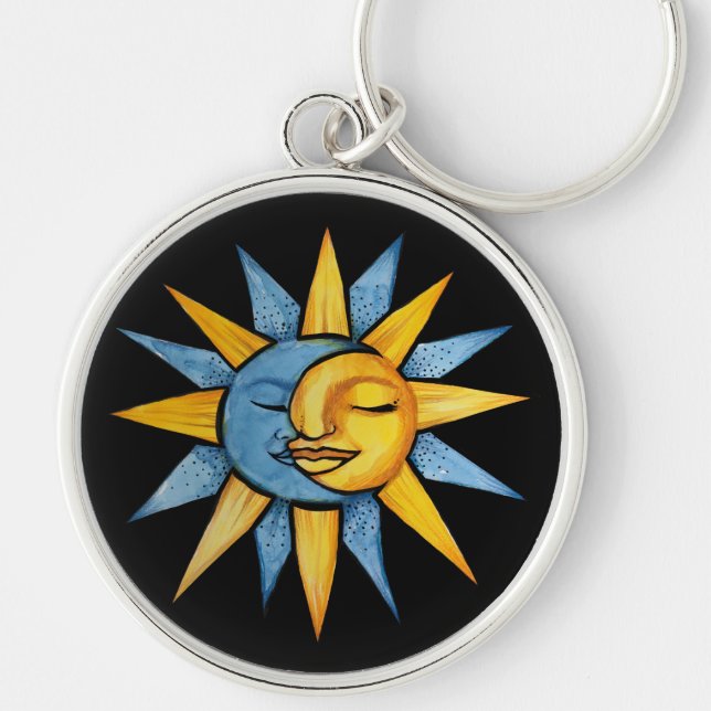 Sun and Moon                                       Keychain (Front)
