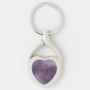 Sun and Moon Keychain