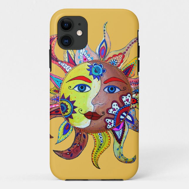 SUN AND MOON - LA LUNA EL SOL Case-Mate iPhone CASE (Back)