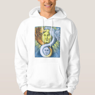 Sun and Moon, Lion and Bird Ouroboros Hoodie