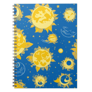 Sun and moon notebook
