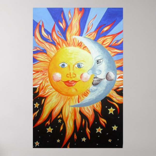 sun and moon poster (Front)