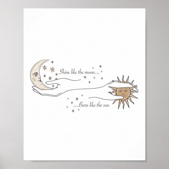 Sun and Moon Poster (Front)