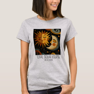 Sun and Moon Solar Eclipse T-Shirt