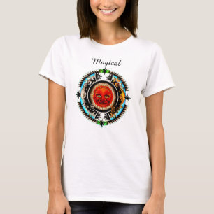 Sun And Moon Space Mandala T-Shirt