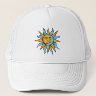 Sun and Moon Sunshine MoonChild                    Trucker Hat