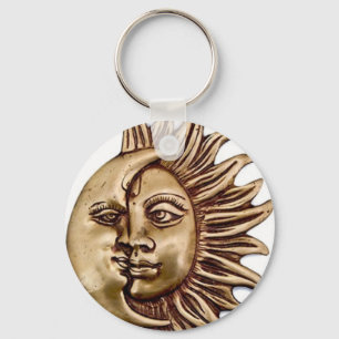 SUN AND MOON TALISMAN KEYCHAIN