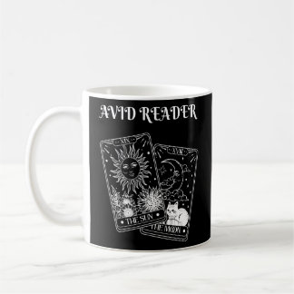 Sun And Moon Tarot Card Avid Reader Witchy Occult  Coffee Mug