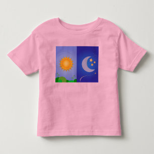 sun and moon toddler t-shirt